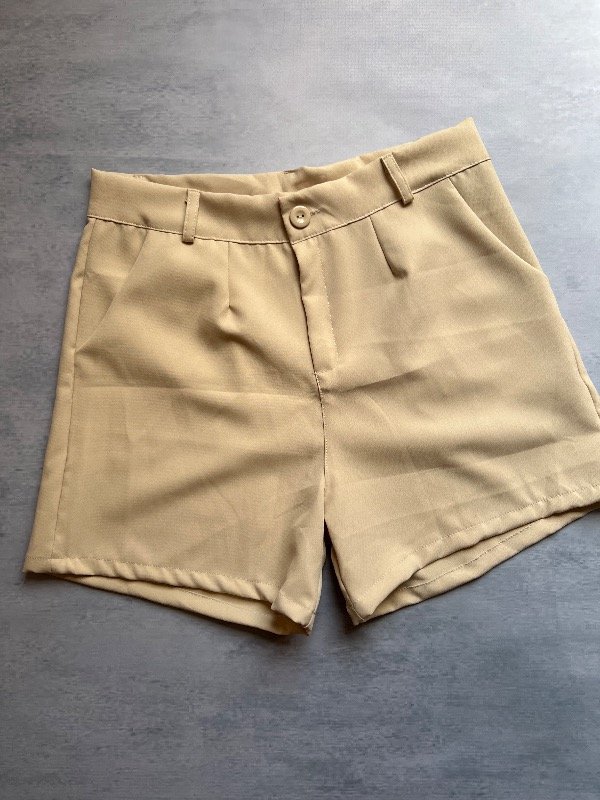 Producto - Short sastrero beige