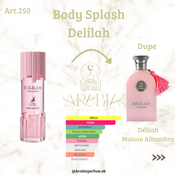 Producto - Body Delilah Perfume Mist 250ml Maison Alhambra - 1
