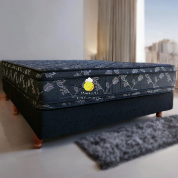 Producto - Colchón Superpluss con Pillow Espuma alta densidad  25 Kg/m3
