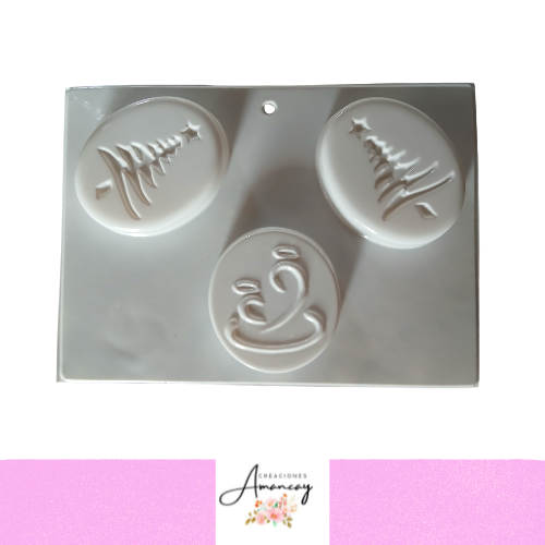Producto - MOLDE TERMOFORMADO JABONES NAVIDAD