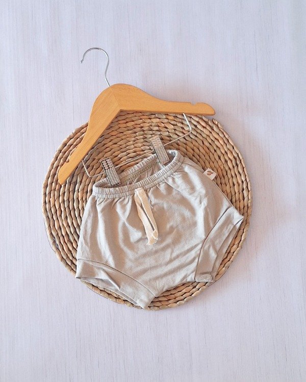 Producto - Short Pañalero Jersey Verde Oliva