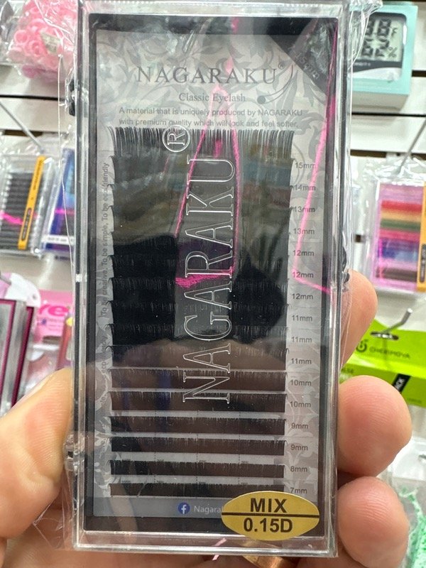 Producto - Pestañas NAGARAKU clasicas mix 0.15D