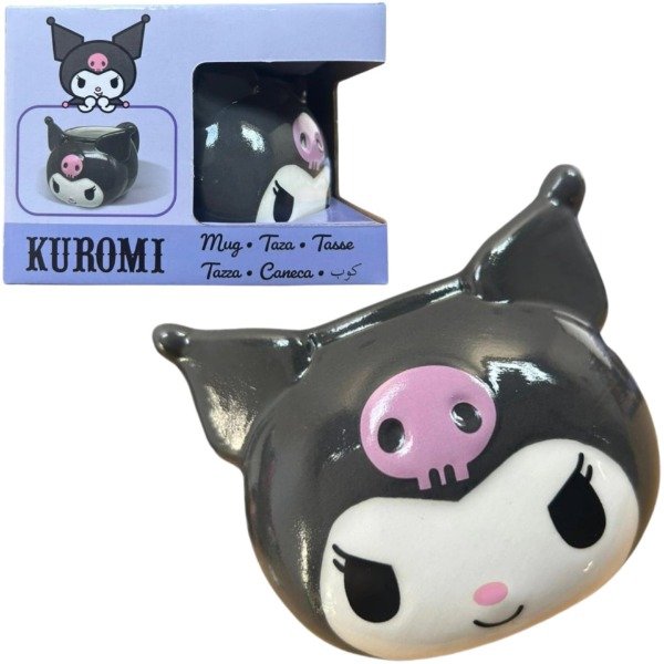 Producto - Taza Ceramica 3D Original Sanrio Kuromi - 0