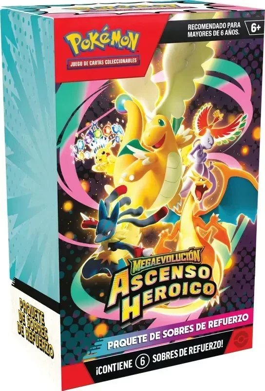 Producto - Ascended Heroes Booster Bundle - 6 Booster Packs - INGLES SELLADO