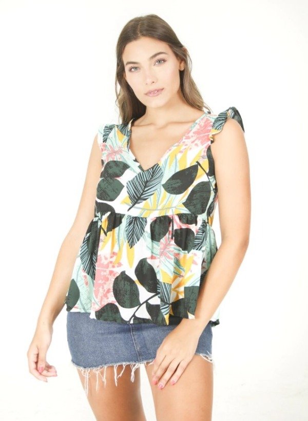 Producto - Musculosa poplin estampado