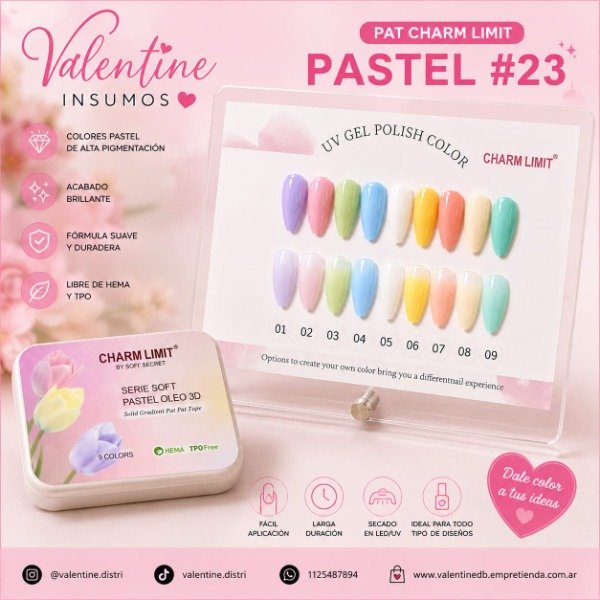 Producto - PAT CHARM LIMIT PASTEL #23