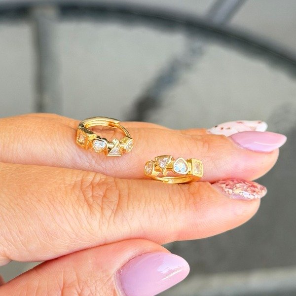 Producto - ARGOLLA -ACERO DORADO- FORMITAS CUBIC