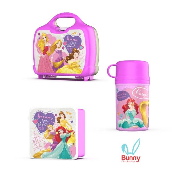 Producto - SET LONCHERA / CAJA SANDW / CANTIMPLORA PRINCESAS
