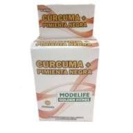 Producto - Curcuma mas pimienta blister MODELIFE