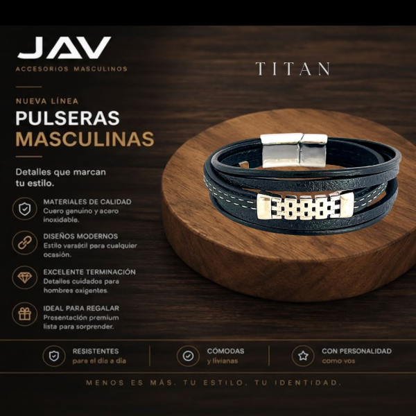 Producto - Pulsera Masculina JAV Titan