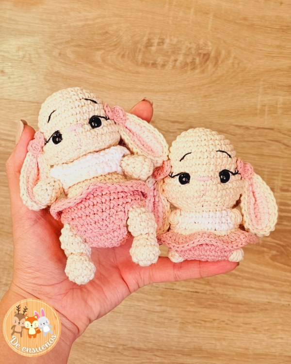 Producto - Mini bebe Aurora - (2 guías de tejido)