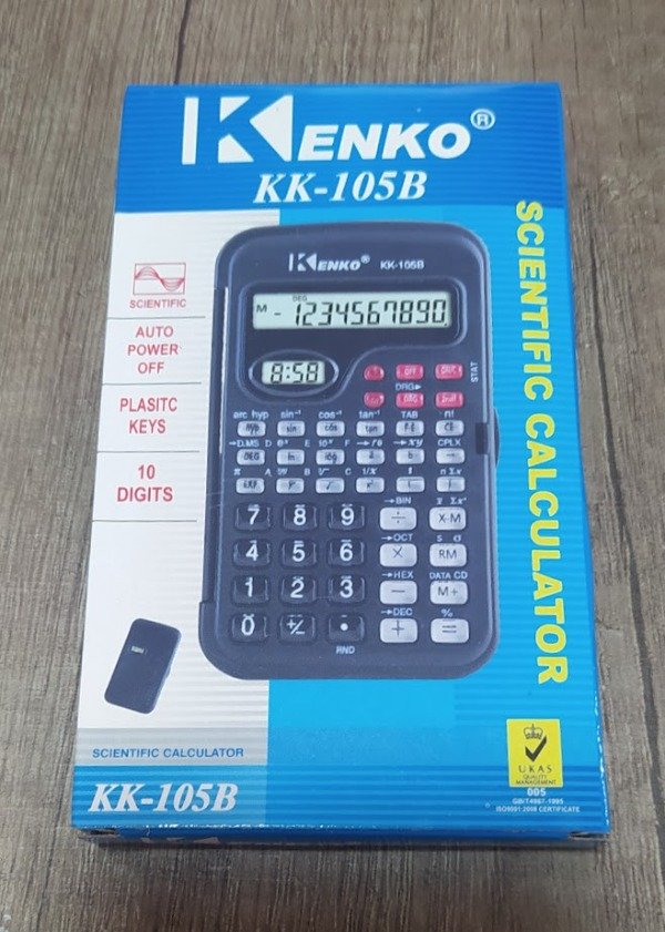 Producto - Calculadora científica con tapa