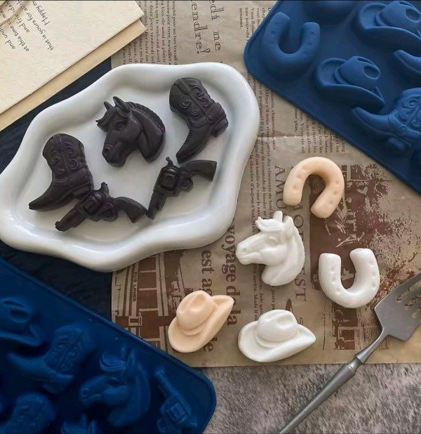 Producto - Molde cowboy-vaquero , caballo, bota, etc