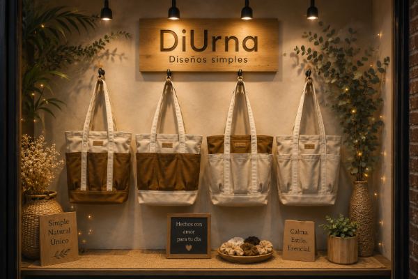 Producto - Bolso "Urbana" marrón ocre con bolsillo y base beige - 2