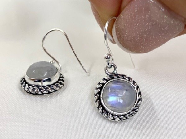Producto - Aros con PIEDRA DE LA LUNA