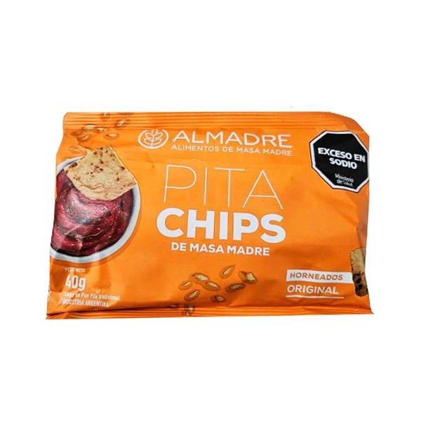 Producto - Pita Chips de Masa Madre Original x 40g ALMADRE