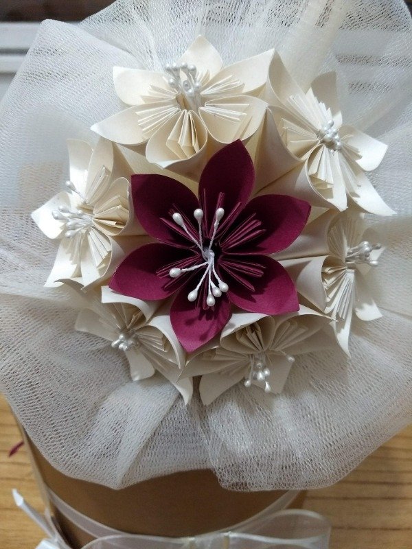 Producto - Origami - Ramo Flores De Novia - Bouquet De Flores