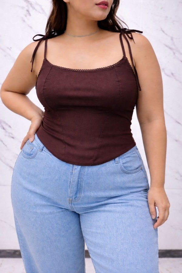 Producto - Corset Paloma Chocolate