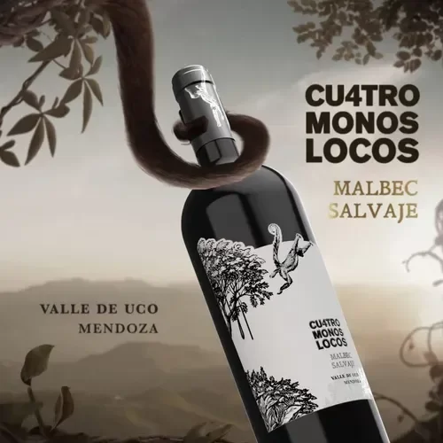 Producto - 4 MONOS LOCOS MALBEC