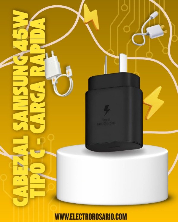 Producto - CABEZAL SAMSUNG 45W TIPO C - CARGA RAPIDA