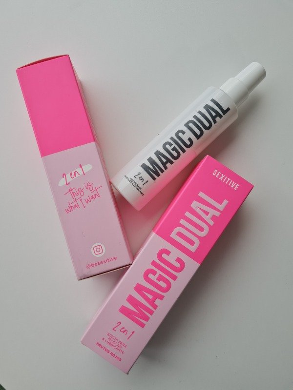 Producto - Aceite Magic Dual para masajes y lubricación