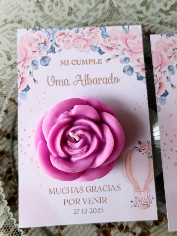Producto - Vela en Rosa x 10