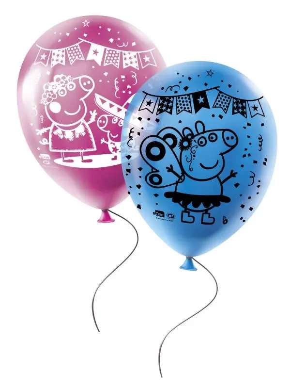 Producto - GLOBO PREMIUM 12" X6 PEPPA PIG