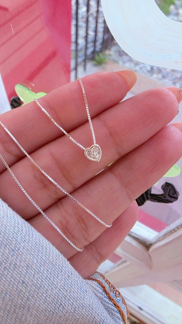 Producto - Collar susano corazon cubic PL - 1