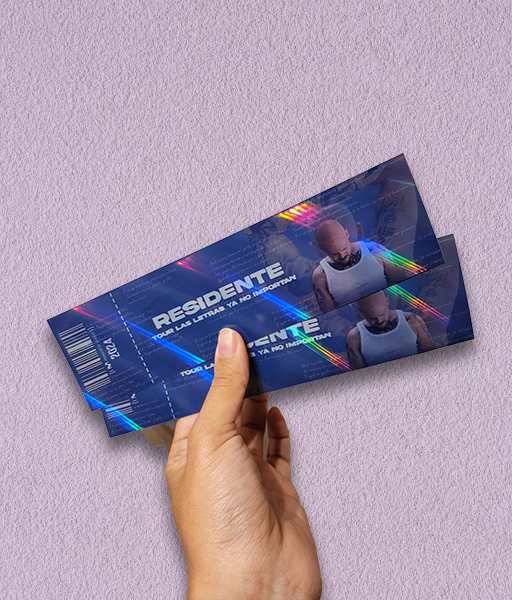 Producto - ENTRADA RESIDENTE - Las letras ya no importan tour