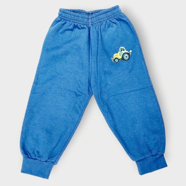 Producto - Pantalón Babucha Bebé con friza Azul T4 al T6