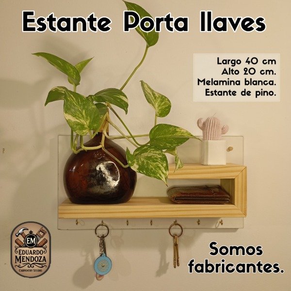 Producto - Estante porta llaves recibidor Nordico