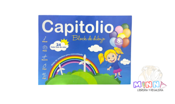 Producto - Block De Dibujo Capitolio N-5 Color por 24 Hojas