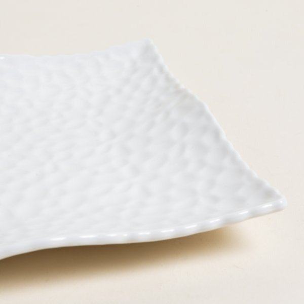 Producto - Bandeja cuadrada blanca 19 cm