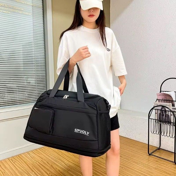 Producto - Bolso Extensible DOBLE - NEGRO