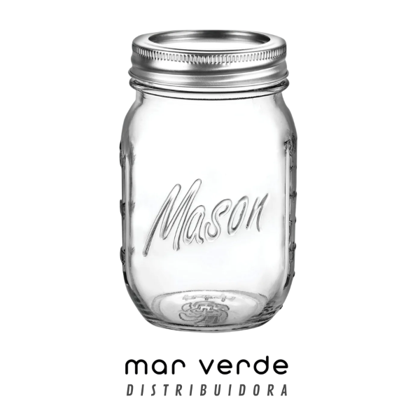 Producto - Frasco de vidrio Mason Jar 473ml