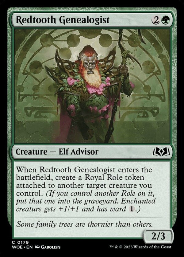 Producto - Redtooth Genealogist  Wilds of Eldraine