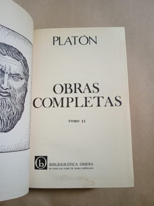 Producto - Obras completas #2 - Platón - Omeba 1967 Tapa dura - 1