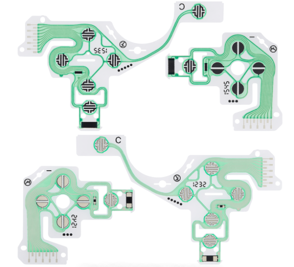 Producto - MEMBRANA FLEX CONDUCTIVA JOYSTICK PS4 030