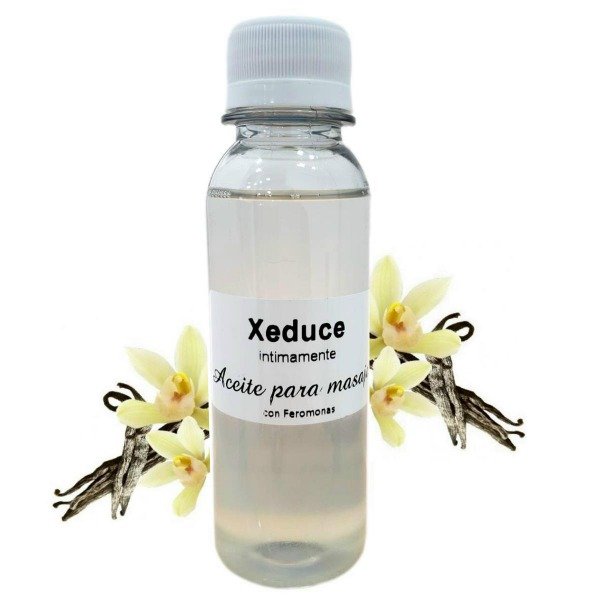 Producto - Aceite sedoso para masajes con feromonas y aceite esencial de Vainilla