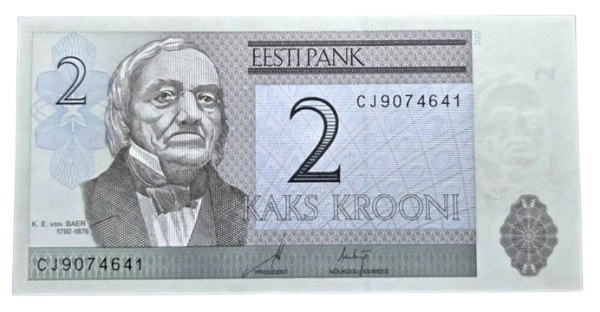 Producto - Estonia 2 Kronni (2007) Karl Ernst von Baer Pick.85 Unc