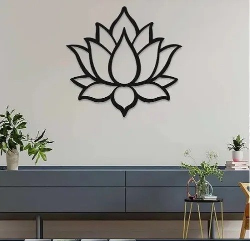 Producto - Flor De Lotus  Aplique Pared  Decorativo Mdf - 0