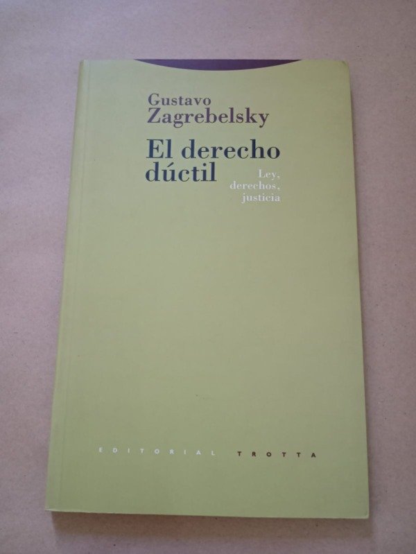 Producto - El derecho dúctil - Gustavo Zagrebelsky - Trotta 1999