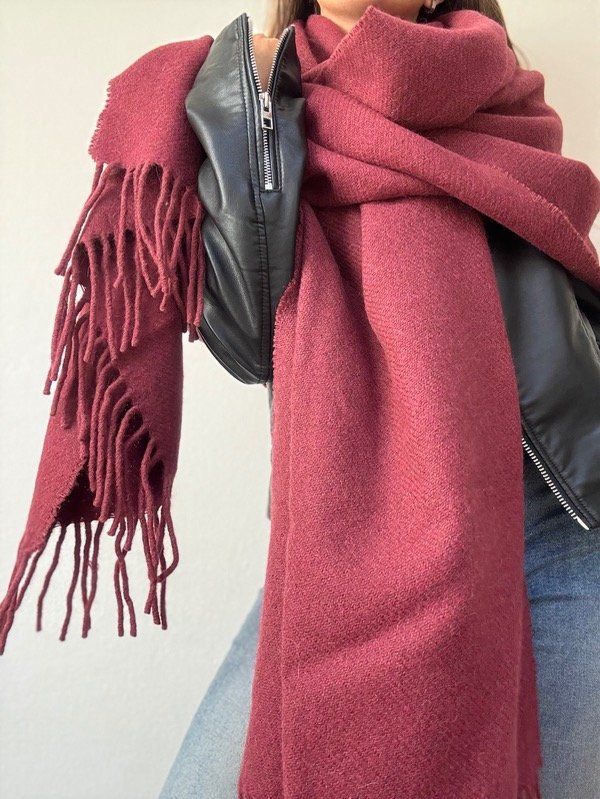 Producto - BUFANDON XL - BORDO - 1