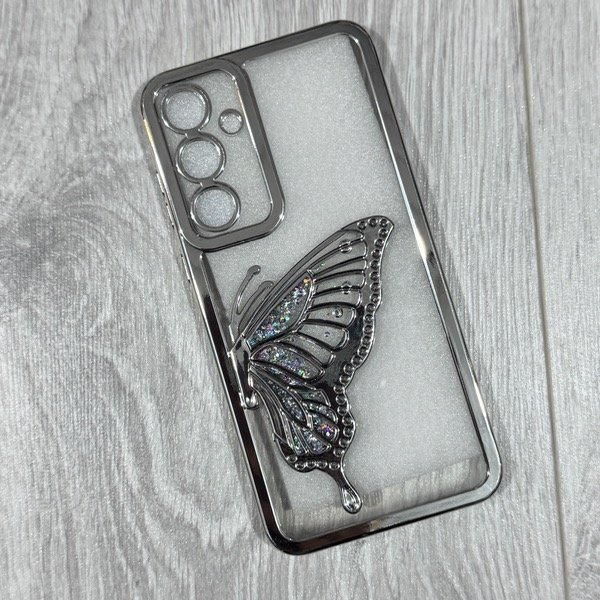 Producto - FUNDA TRANSPARENTE MARIPOSA A55