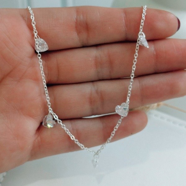 Producto - Conjunto Choker Felicia Laminado Plata 925