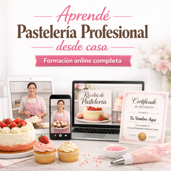 Producto - Curso Online Pasteleria y Reposteria