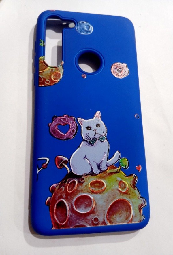 Producto - Funda Gato Silicona interior forrado para Moto G8