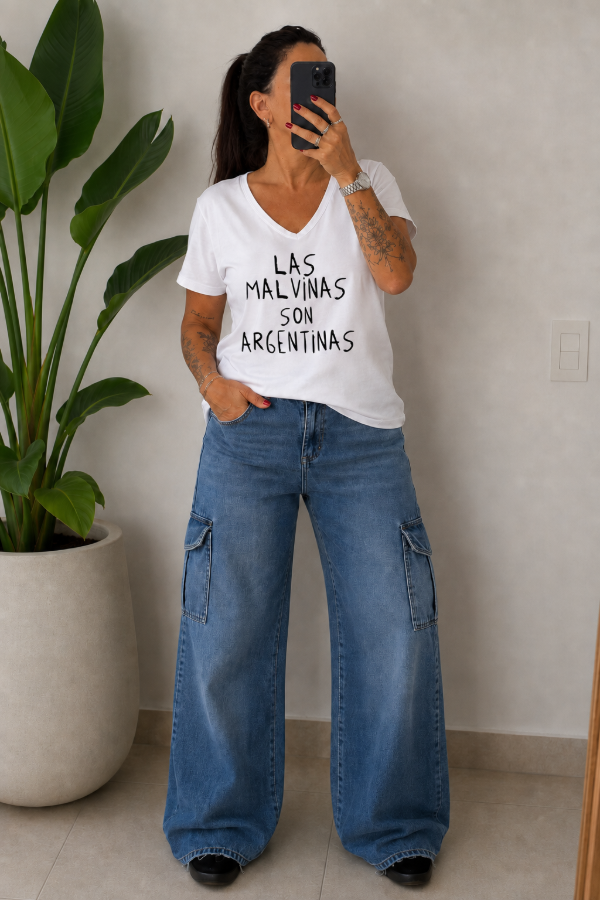 Producto - Remera de Algodón Argentina Blanco (32)