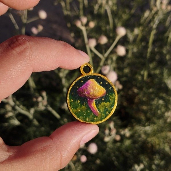 Producto - Dije fungi atardecer