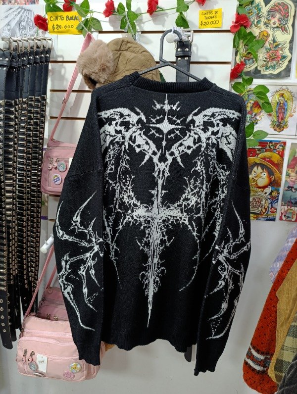 Sweater Tribal negro — imagen 2